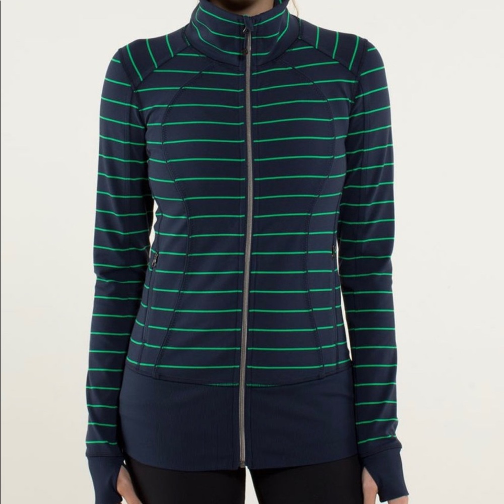 🍋Lululemon Nice Asana Jacket Blue & Green 12